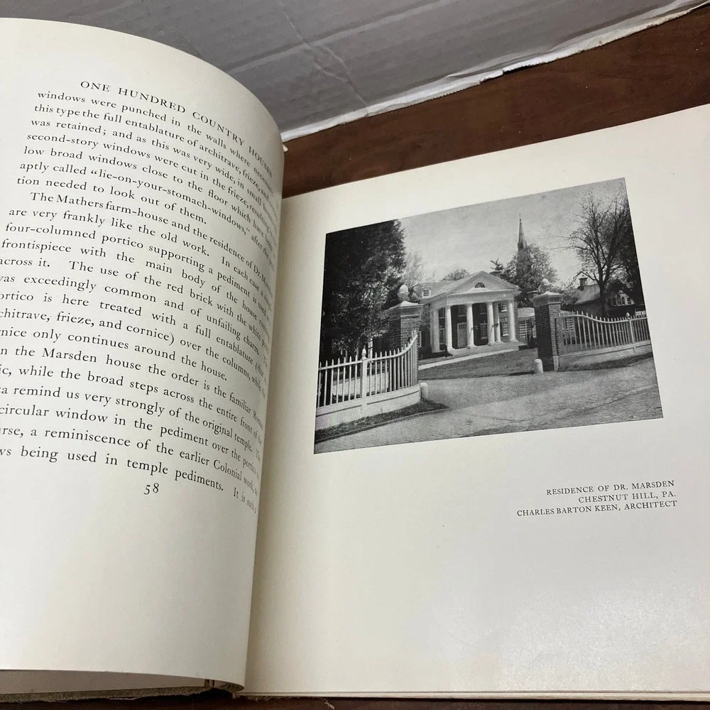 One Hundred Country Houses Aymar Embury II 1909 First Ed Architecture Design